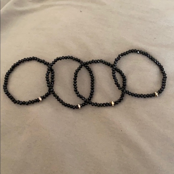 4 black tourmaline bracelets - Picture 3 of 3